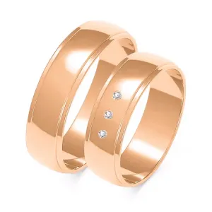 SOFIA zlatý dámský snubní prsten ZSA-153WRG #4555527