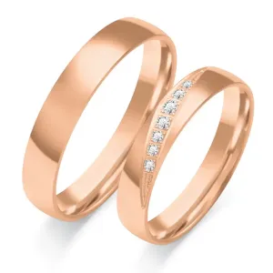 SOFIA zlatý dámský snubní prsten ZSC-124WRG #4616141