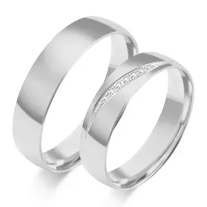 SOFIA zlatý dámský snubní prsten ZSC-127WWG #4616257