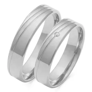 SOFIA zlatý dámský snubní prsten ZSO-133WWG #4616317