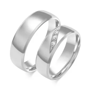 SOFIA zlatý dámský snubní prsten ZSO-355WWG #4555085