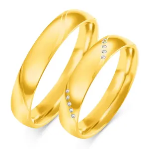 SOFIA zlatý dámský snubní prsten ZSO-407WYG #4616007
