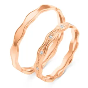 SOFIA zlatý dámský snubní prsten ZSO-420WRG #4616239