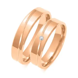 SOFIA zlatý dámský snubní prsten ZSO-64WRG #4555247
