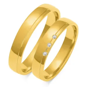 SOFIA zlatý dámský snubní prsten ZSO-90WYG #4615963