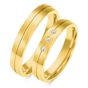 SOFIA zlatý dámský snubní prsten ZSO-97WYG #4615967