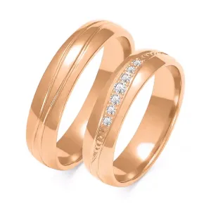 SOFIA zlatý pánský snubní prsten ZSA-131MRG