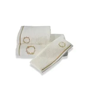 Soft Cotton Ručník Sehzade 50 × 100 cm, smetanová