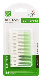 SOFTDENT Butterfly FLEXI PICK, 48 ks, více barev