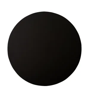 Černé prostírání ø 38 cm  – Elements Ambiente