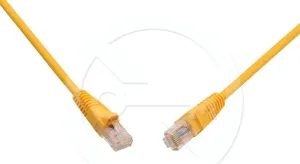 C5E-114YE-0,5MB - Solarix patch kabel CAT5E UTP PVC, 0,5m
