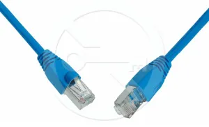 C6-315BU-0,5MB - Solarix patch kabel CAT6 SFTP PVC, 0,5m