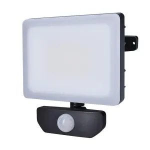 Solight Bezrámečkový LED reflektor 30W s otočným ramenem a pohybovým čidlem WM-30WS-Q