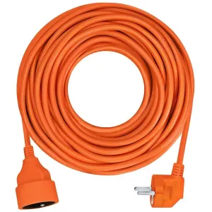Solight Oranžový prodlužovací kabel - spojka, 7m, 1 zásuvka, 230V, 3 x 1mm2 PS15O