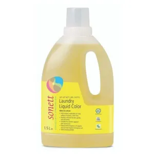 Tekutý  prostředek na praní color máta & citrón Sonett 1,5L