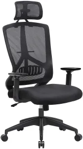 SONGMICS Kancelářská židle Cameron černá #5264785