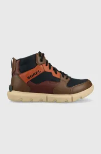Sneakers boty Sorel Explorer Sneaker Mid hnědá barva #4067300