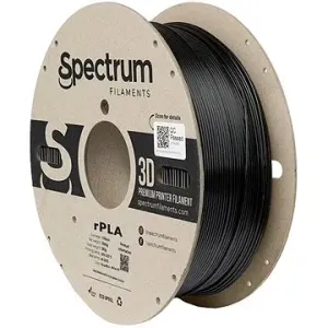 Spectrum 3D filament, r-PLA, 1,75mm, 1000g, 80554, traffic black