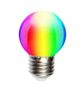 SPECTRUMLED LED žárovka 1W 4xSMD5050 E27 20lm RGB