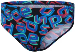 Chlapecké plavky speedo digi allover 6.5cm brief boy black/lava