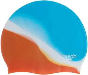 Plavecká čepice speedo multi coloured silicone cap modro/oranžová