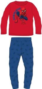 Spider Man - licence Chlapecké velurové pyžamo - Spider-Man 52041553, červená / modrá Barva: Červená, Velikost: 104-110