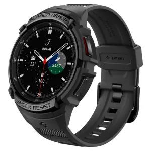 Pouzdro s řemínkem Spigen Rugged Armor Pro pro Samsung Galaxy Watch 6 Classic (43 mm) - černé