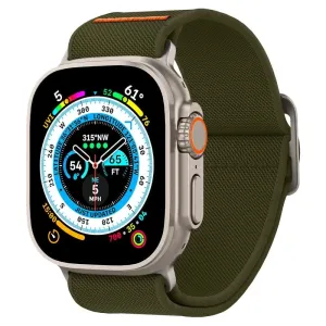 Řemínek Spigen Fit Lite Ultra pro Apple Watch 4 / 5 / 6 / 7 / 8 / SE / Ultra (42/44/45/49 mm) - zelený