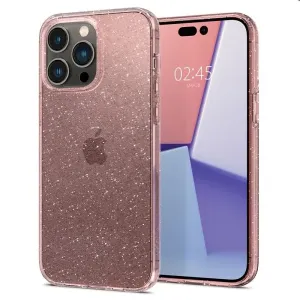 Kryt Spigen Liquid Crystal Glitter, rose quartz - iPhone 14 Pro (ACS04955)
