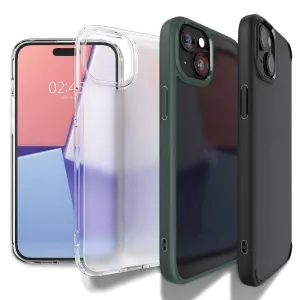 Spigen Ultra Hybrid Case pro iPhone 15 Plus - Transparent matt