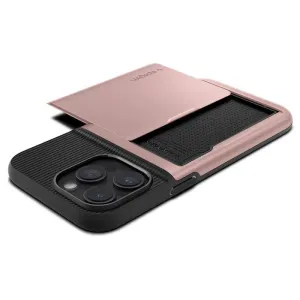 Pouzdro Spigen Slim Armor CS pro iPhone 15 Pro Max - růžové