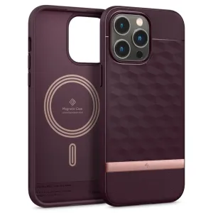 Spigen KRYT CASEOLOGY PARALLAX MAG MAGSAFE iPhone 14 Pro Max BURGUNDY