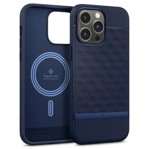Spigen Pouzdro Caseology Parallax Mag s MagSafe pro iPhone 14 Pro Max - tmavě modré