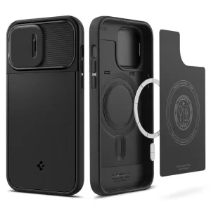 Spigen Optik Armor Mag pouzdro s MagSafe pro iPhone 14 Pro - černé
