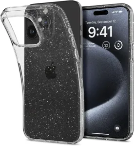 Pouzdro Spigen Liquid Crystal Glitter pro Apple iPhone 15 Pro, transparentní #5283784