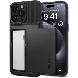Pouzdro Spigen Slim Armor CS pro iPhone 15 Pro - černé