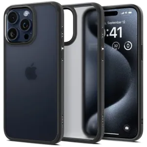 Spigen Ultra Hybrid Case pro iPhone 15 Pro - průhledné a černé