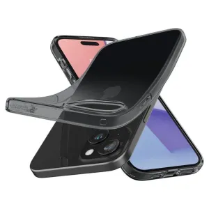 Pouzdro Spigen Crystal Flex pro iPhone 15 Plus - šedé, průhledné
