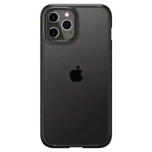 Spigen Ultra Hybrid silikonový kryt na iPhone 12 Pro Max, černý (ACS01619)