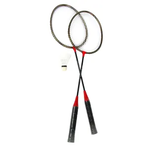 SPOKEY - BADMNSET1 Sada na badminton - 2 x raketa, košíček, obal