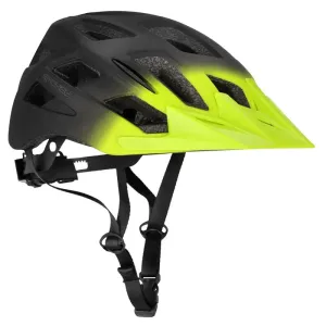 SPOKEY - POINTER Cyklistická přilba pro dospělé s LED červenou blikačkou, 58-61 cm, modro-zelená
