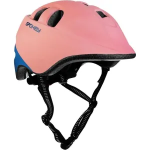 SPOKEY - Spokey CHERUB Dětská cyklistická přilba IN-MOLD, 52-56 cm, růžovo-modrá