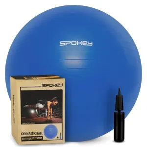 SPOKEY - FITBALL III Gymnastický míč 55 cm včetně pumpičky, modrý