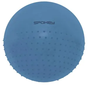 SPOKEY - HALF FIT 2v1 Masážní gymnastický míč, 55 cm, modrý