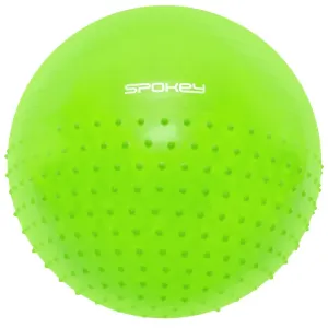 SPOKEY - HALF FIT Gymnastický míč 2v1 65 cm včetně pumpičky zelený