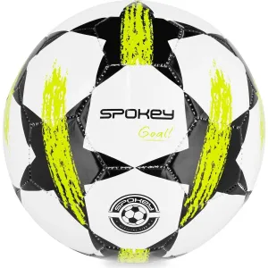 SPOKEY - GOAL Fotbalový míč vel. 5, bílo-limetkový