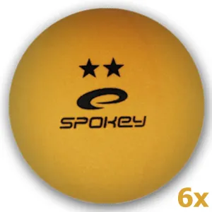 SPOKEY - SKILLED-Pingpongové míčky 2*  oranžové , 6 ks