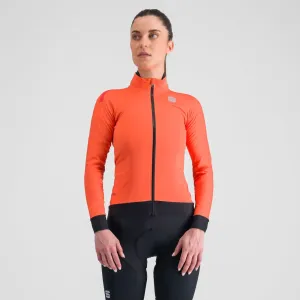 SPORTFUL Cyklistická větruodolná bunda - FIANDRE PRO - oranžová XL