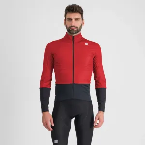 SPORTFUL Cyklistická větruodolná bunda - TOTAL COMFORT - červená/černá L