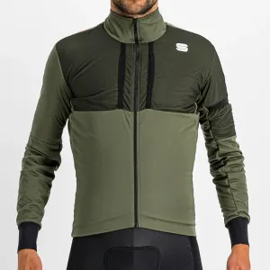 SPORTFUL Cyklistická zateplená bunda - SUPERGIARA - zelená M